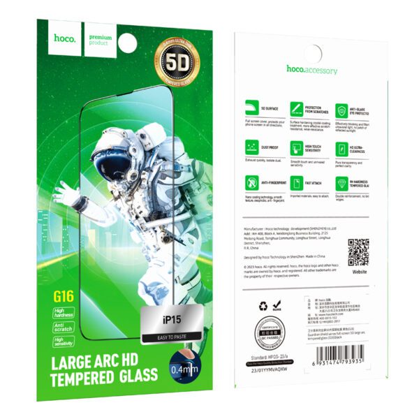 107558-800x800 Hoco Guardian shield series full-screen 5D large arc tempered glass set for iP16 Pro Max(10PCS)(G16)