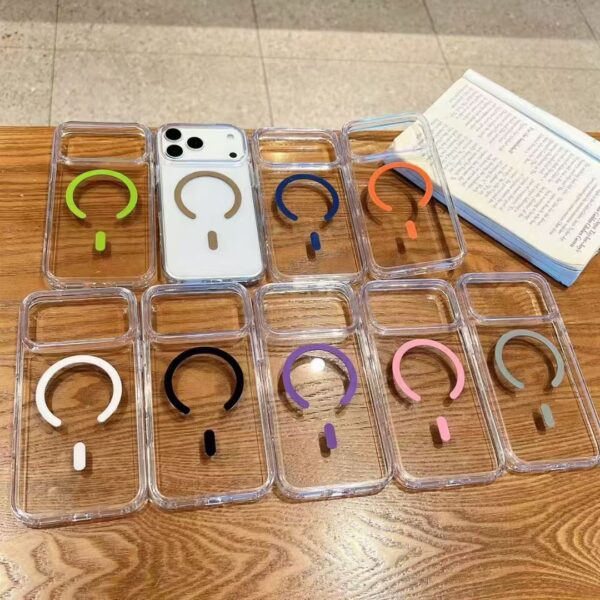 2.0mm clear magsafe case iPhone 17 Pro PINK