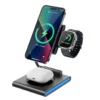 Wiwu Wi-W023  3 in 1 Cableless charger Black
