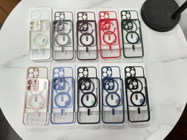 Acrylic Case with Magsafe (pricise hole) IP 13 - Gray