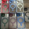 Acrylic Case with Magsafe (pricise hole) IP 13 - Gray
