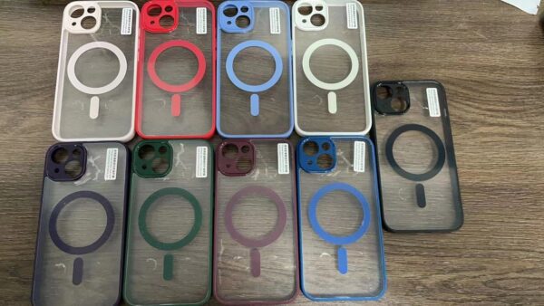 Acrylic Case with Magsafe (pricise hole) IP 13 - Gray
