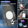 2000947165365-3 Snowflake Magnetic Case IP 14 - Black