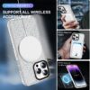 2000947165365-4 Snowflake Magnetic Case IP 14 - Black