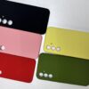 Silicone Case With Microfiber A55 Black