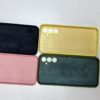 Silicone Case With Microfiber A55 Black