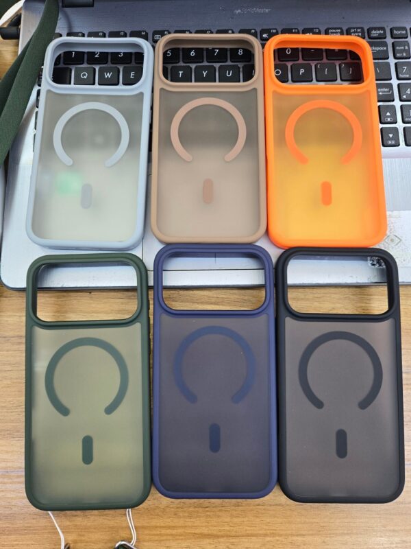 2000947190831-2 2.0mm double-hole skin feeling magsafe case iPhone 17 Pro GRAY