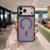 2000947190831-5 2.0mm double-hole skin feeling magsafe case iPhone 17 Pro GRAY