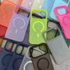 Colorful liquid silicone case iPhone 17 Pro Max WHITE