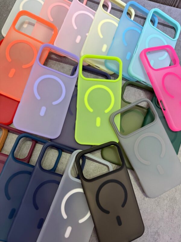 Colorful liquid silicone case iPhone 17 Pro Max WHITE