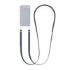 Lanyard crossbody adjustable neck hanging magnetic cloth rope Navy Blue