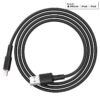 ACEFAST C2-02 USB-A to Lightning zinc alloy silicone charging data cable,black