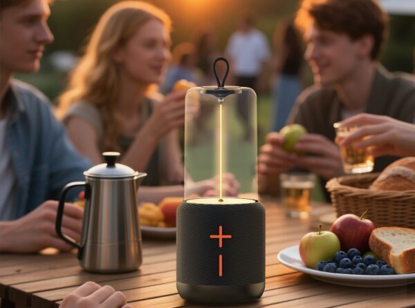 XO F73 Outdoor Camping Light Speaker black