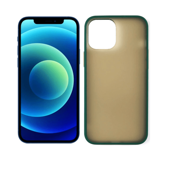 Matte shadow series protective case for iP13 Pro Max Dark Green