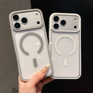 Acrylic Case with Magsafe (big hole) IP 17 PRO Gray