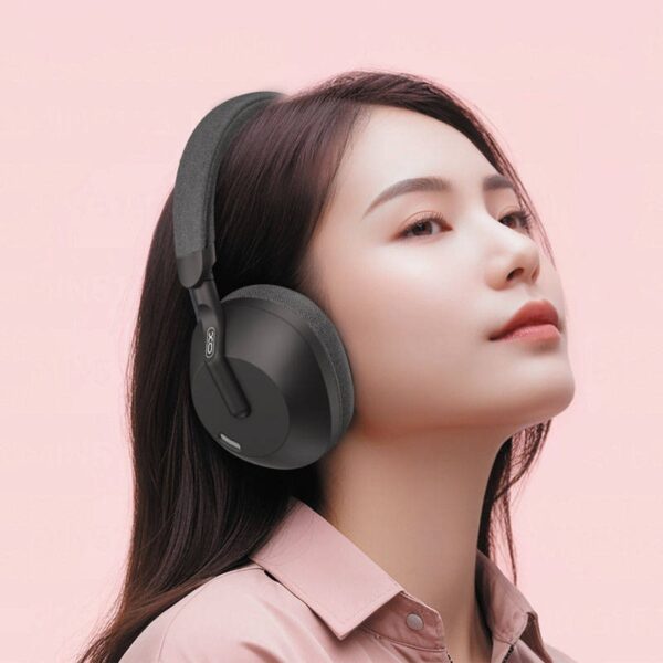 XO BE49 Qiyue ANC Noise Canceling Folding Headband Bluetooth Headset Black