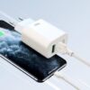 XO L85C EU double USB 2.4A Charger with Micro cable White