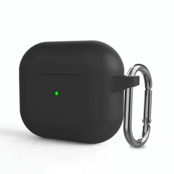 XO K15 Apple Airpods 3 silicon case (with hanger) Black