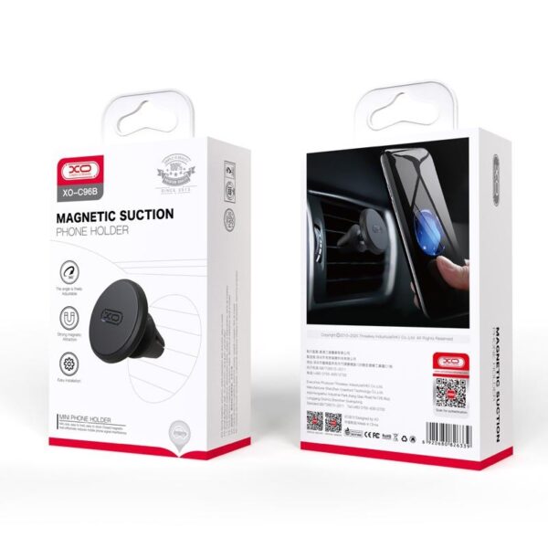 XO C96B air outlet Car Holder Black