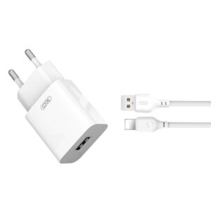 XO L99 EU 2.4A USB charger with Lighting cable White