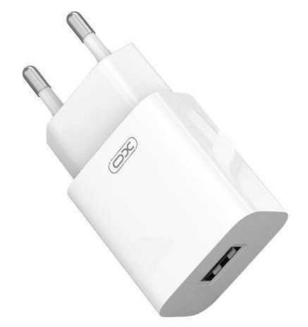XO L99 EU 2.4A USB charger with TYPE-C cable White