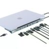 XO HUB010 12 in 1 Multifunctional Docking Station Tranish