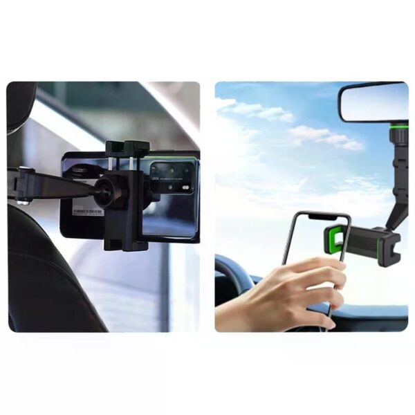 XO C107 rear-view car holder  Black