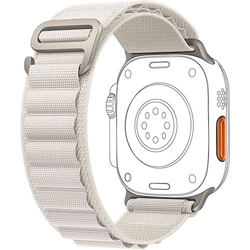 XO BT05A Alpine Woven Nylon Watch Band Watch 38/40/41mm Universal Watch Band orange
