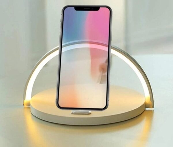 6920680832743 XO WX030 15W Wireless Charger + Night Light + Mobile Phone Holder 3 in 1 White