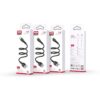 6920680833429-2 XO NB230 2.4A Rock Series Lightning Data Cable Black