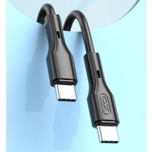 XO NBQ231B Rock Series Type-c to Type-c 60W Data Cable White