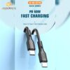 XO NBQ231B Rock Series Type-c to Type-c 60W Data Cable White