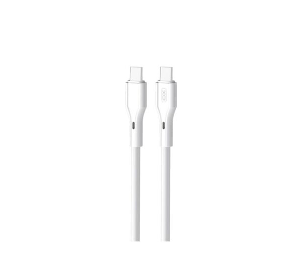 XO NBQ231B Rock Series Type-c to Type-c 60W Data Cable White
