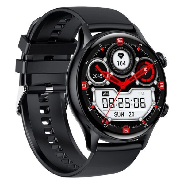 XO J4 Smart Sports Talking Watch  AMOLED screen Black