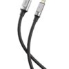 XO NB251 6A Liquid Silicone Rubber Type-c Data Cable L=100cm Cable Black