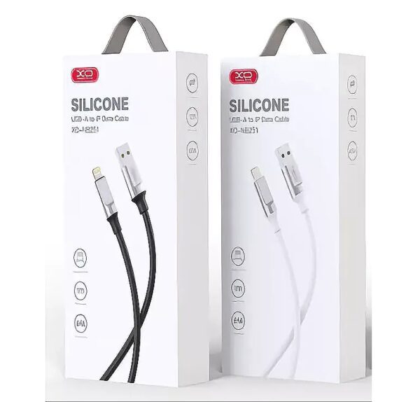 XO NB251 6A Liquid Silicone Rubber Type-c Data Cable L=100cm Cable Black