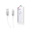 XO NB251 6A Liquid Silicone Rubber   Type-c Data Cable L=100cm Cable White