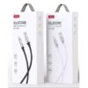 XO NB251 6A Liquid Silicone Rubber   Type-c Data Cable L=100cm Cable White