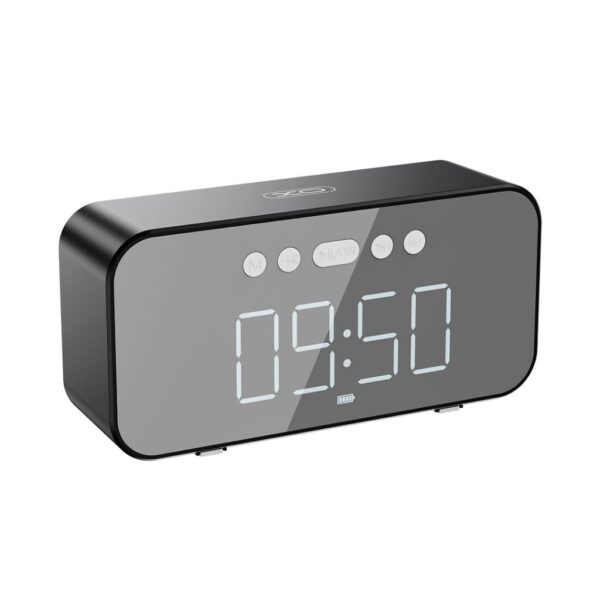 XO F41 Mirror Clock Bluetooth Speaker Black