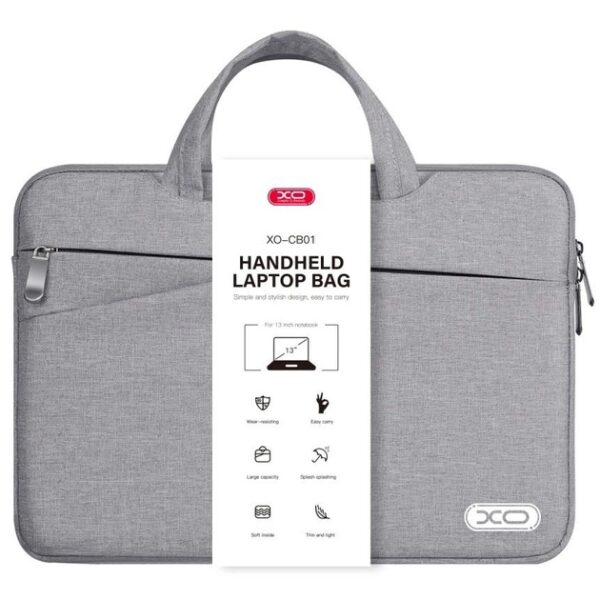 6920680846399 XO CB01 Laptop bag 13 inch Gray
