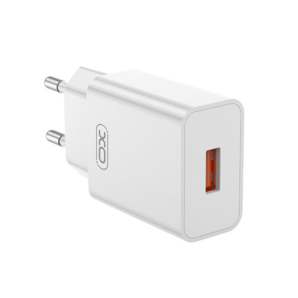 XO L127 EU USB-A QC18W Fast Charger white