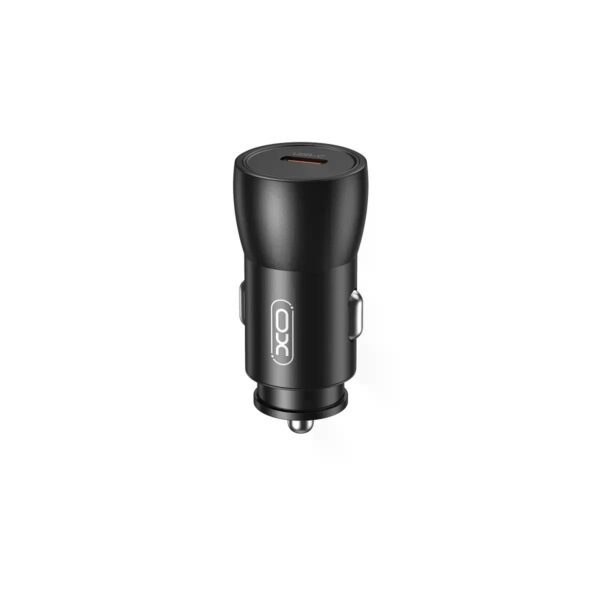 6920680848577-3 XO CC57 Smart Metal Single C Port PD25W Car Charger Black