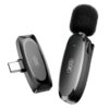 6920680848669 XO MKF08A Type-C One-Touch Low Latency Wireless Lavalier Microphone Black