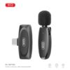 6920680848669-2 XO MKF08A Type-C One-Touch Low Latency Wireless Lavalier Microphone Black