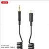 XO NB-R255A IP TO 3.5 Spring Audio Cable Black