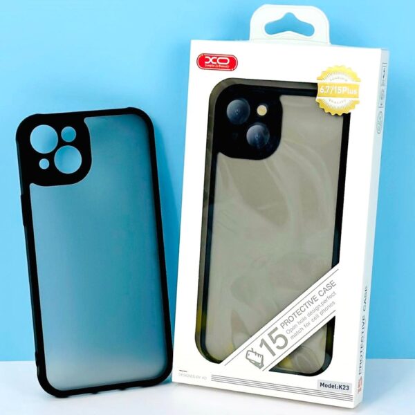 6920680849949-5 XO K23 iP15 6.1" Skin TPU+PC Phone Case black