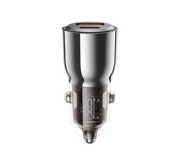 XO CC58 intelligent transparent metal car charging A+C=95W (MAX) Tranish