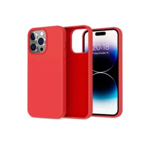 XO K10B iP15 6.1" Conventional Liquid Silicone Phone Case Red