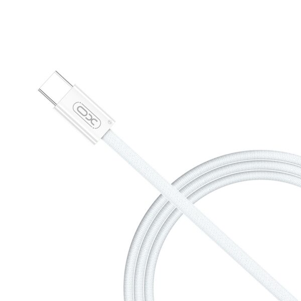 XO NB-Q260A High-fashion Type-c TO Type-c 60W 1m braided data cable White