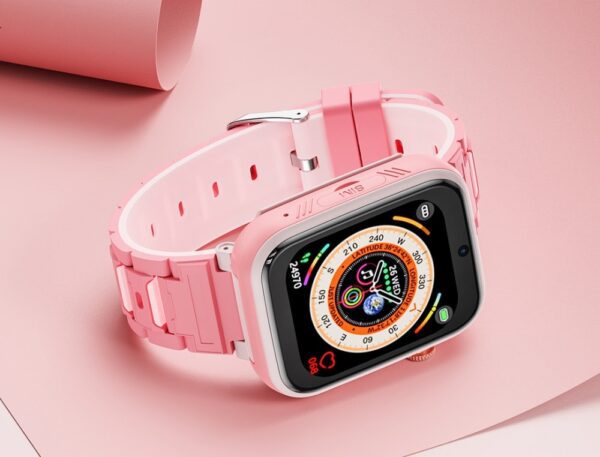 XO H130 GPS Kids Smart 4G Watch (1.83" Touch Screen, 8W Pixel) 1.83'  51.2mm Pink